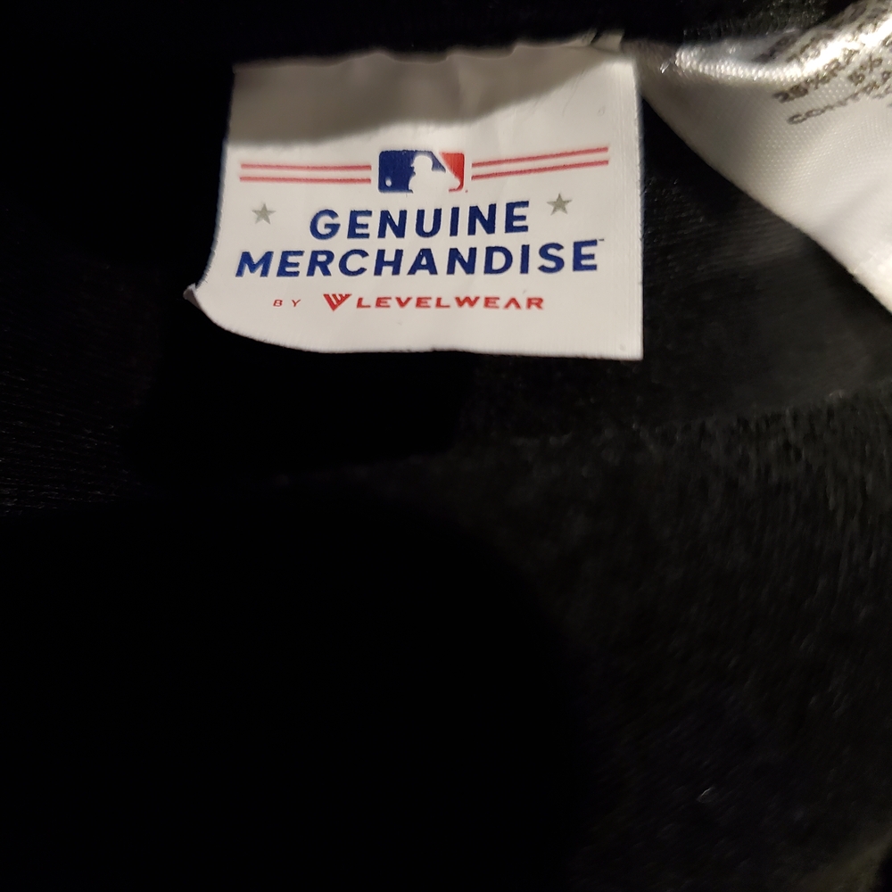 Level Wear Men's Black NY Yankees 1/4 Zip Hoodie Pullover Size Medium - Picture 16 of 16